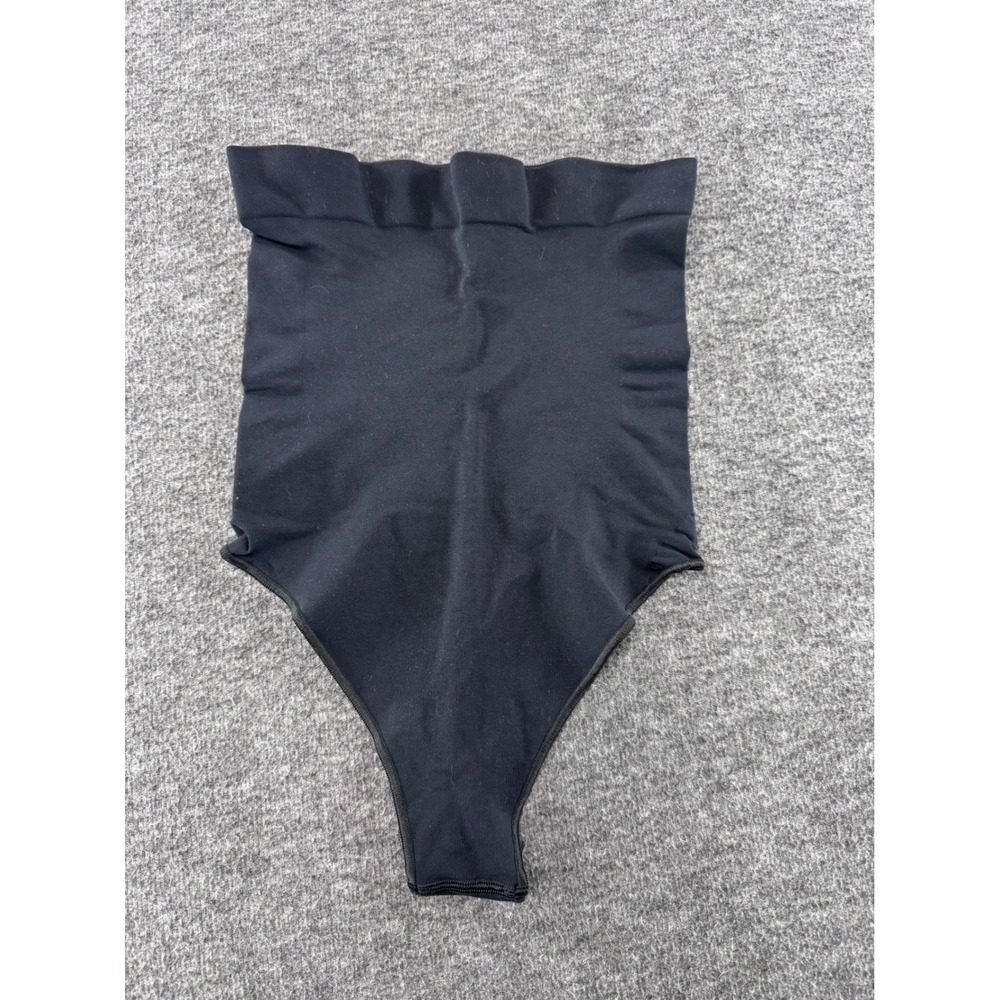 SKIMS Core Control Thong Onyx Black High Waisted Shapewear XL/TG/XG